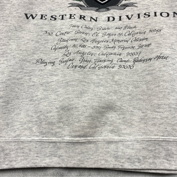 Vintage Nutmeg Mills NFL Raiders Sweatshirt Size Large - Picture 6 of 15